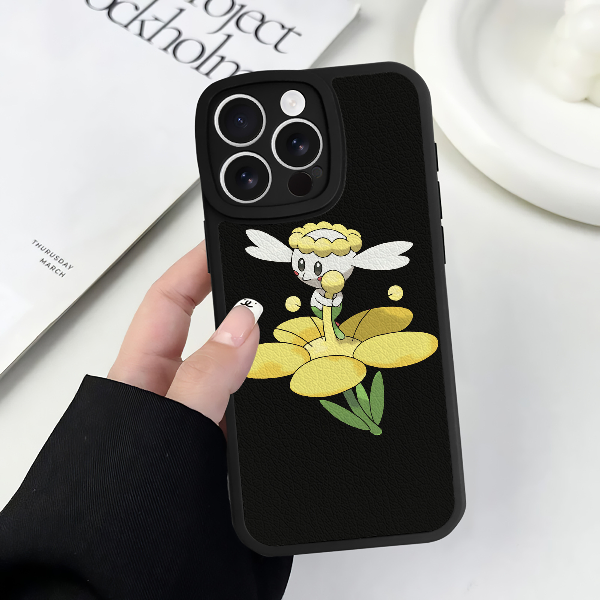 （画像用） ポケットモンスター Pokémon 【iPhone 16シリーズ対応】シリコンスマホケース（レザー調） 材質：シリコン